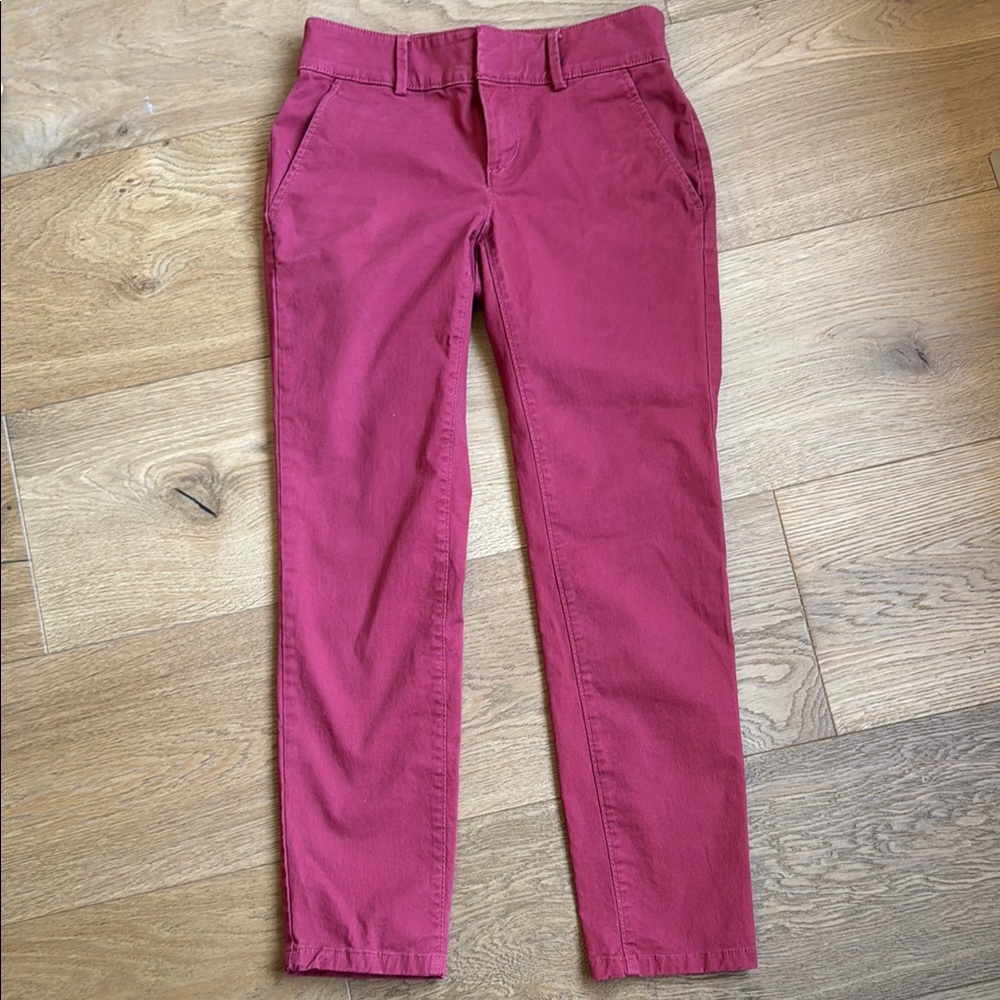 LOFT Vibrant Red Trousers